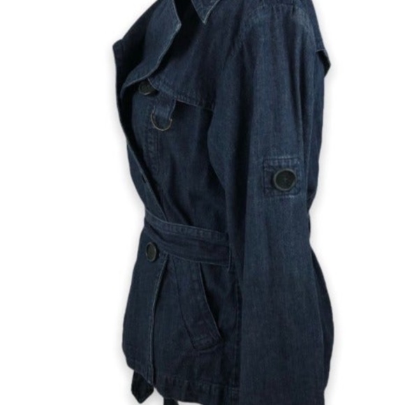 Marc by Marc Jacobs denim belted trench-style jacket - Picture 3 of 8